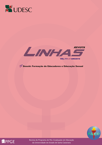 					View Vol. 11 No. 01 (2010): Formação de Educadores e Educação Sexual
				